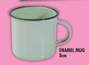 8cm Enamel Mug
