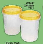  2 In 1 Storage Container 