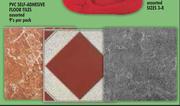 PVC Self-Adhesive Floor Tiles Assorted-9's Per Pack