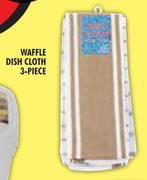 Waffle Dish Cloth - 3 Piece