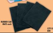 Rubber Car Mats - Each 