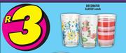 Decorated Glasses - Each