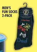 Men's Fun Socks-2 Pack