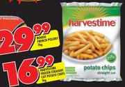 Harvestime Frozen Straight Cut Potato Chips-1kg