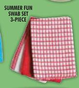Summer Fun Swab Set of 3 Pieces