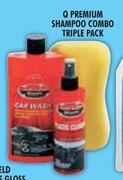 Q Premium Shampoo Combo Triple Pack