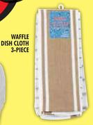 Waffle 3 Piece Dish Cloth