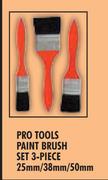 Pro Tools 3 Piece Paint Brush Set(25/38/50mm)