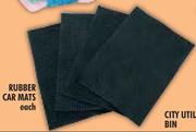 Rubber Car Mats-Each