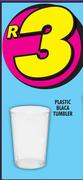 Plastic Blaca Tumbler