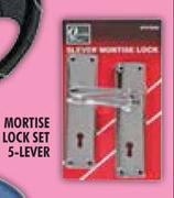 Mortise 5 Lever Lock Set