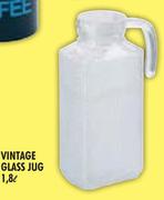 Vintage 1.8Ltr Glass Jug