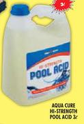 Aqua Cure 3Ltr Hi Strength Pool Acid