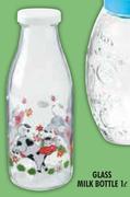 1Ltr Glass Milk Bottle