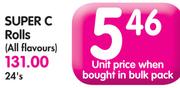 Super C Rolls(All Flavours)-24's