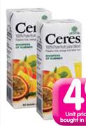 Ceres Fruit Juice(All Flavours)-24 x 250ml