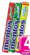 Mentos Dragees Rolls(All Flavours) Each