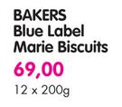 Bakers Blue Label Marie Biscuits-12X200g