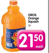 Oros Orange Squash - 2L