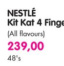 Nestle Kit Kat 4 Finger(All Flavours)-48's