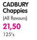 Cadbury Chappies(All Flavours)-125's