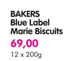 Bakers Blue Label Marie Biscuits-12x200G