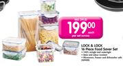 Lock & Lock 16 Piece Food Saver Set