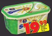 Sunshine D Lite 50% Fat Spread-1kg Tub
