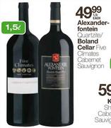 Alexander-Fontein Quartzite/Boland Celler Five Climates cabernet Sauvignon-1.5ltr Each