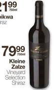 Kleine Zalze Vineyard Selection Shiraz-750ml