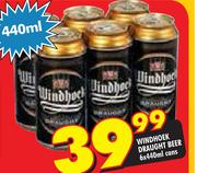 Windhoek Draught Beer Cans-6x440Ml