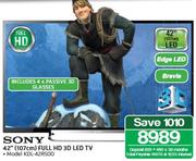 Sony 42" Full HD 3D LED TV KDL-42R500
