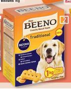 West's Beeno Dog Biscuits-1kg