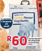 PnP No Name Dry Dog Food Assorted-8kg
