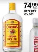 Gordon's Dry Gin-750ml