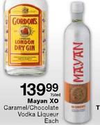 Mayan Xo Caramel/Chocolate Vodka Liqueur Each-750ml