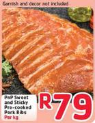 PnP Sweet and Sticky Pre-Cooked Pork Ribs-Per Kg