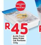 Arctic Frost Hake Prime Cut Portions-500gm