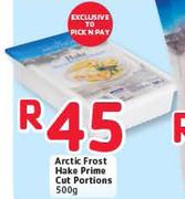 Arctic Frost Hake Prime Cut Portions- 500g