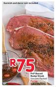Pnp Boxed Rump Steak Vacuum Packed