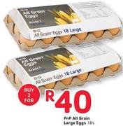 PnP All Grain Large Eggs-2x18's