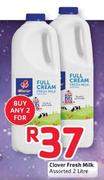 Clover Fresh Milk-2 x 2Ltr