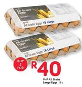 PnP All Grain Large Eggs-2 x 18's