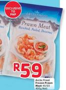 Arctic Frost Frozen Prawn Meat 40/60-400gm Nett