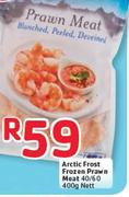 Arctic Frost Frozen Prawn Meat 40/60 400G Nett