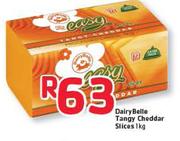 Dairy Belle Tangy Cheddar Slices-1KG