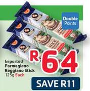 Imported Parmegiano Reggiano Stick-125gm Each
