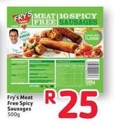 Fry's Meat Free Spicy Sausages-500gm