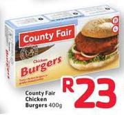 County Fair Chicken Burgers-400gm