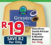 Klein River South African Gruyere 6 Months Matured-Per 100gm